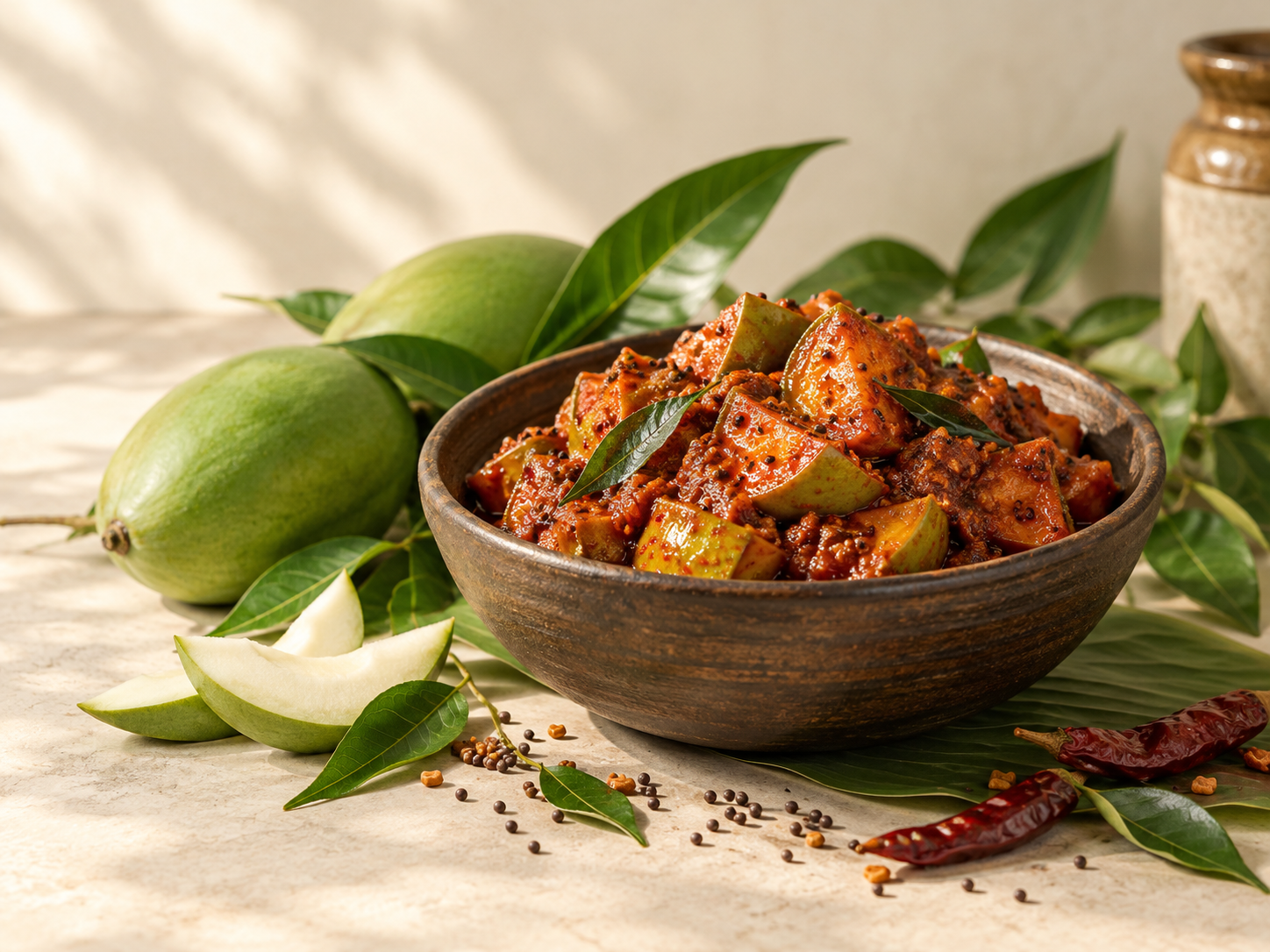 Kerala-style pickles prepared with care